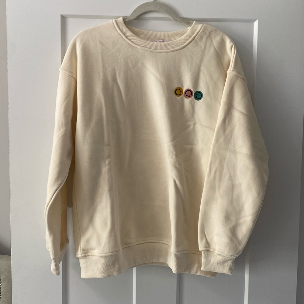 Smiley Face Crew Neck